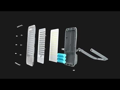 TK07 ไฟสปอร์ตไลท์พลังงานแสงอาทิตย์พร้อมตัวเรือนอะลูมิเนียม KCD ชาร์จเร็วและเปิด/ปิดอัตโนมัติ