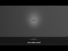 IK02 ป้องกันน้ํา IP65 ภายนอกแสงสว่างสูง เลนส์ออปติก 180° หมุน