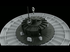 HB02 แบรนด์ใหม่สะท้อนปิดคอมพิวเตอร์ 100w 150w 200w 300w ไฮเบย์แสง UFO อุตสาหกรรม LED ไฮเบย์แสง