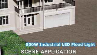 ไฟฟลัดไลท์ LED GK-E AC, หลอดไฟ LED ตราลูเมนสูง, กันน้ำ IP65, ฝาครอบกระจกถอดออกได้