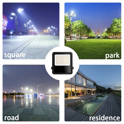 KCD Aluminum 6500k Lens Projectors 5054 SMD IP65 Outdoor COB OEM Floodlight 100w 200w 300w 400 Watt LED Flood Light