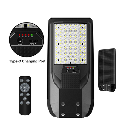 TR-CS ความสว่างของแสงสูง All In One โซลารี LED Street Light พร้อมเครื่องชาร์จประเภท C และกันน้ํา IP65